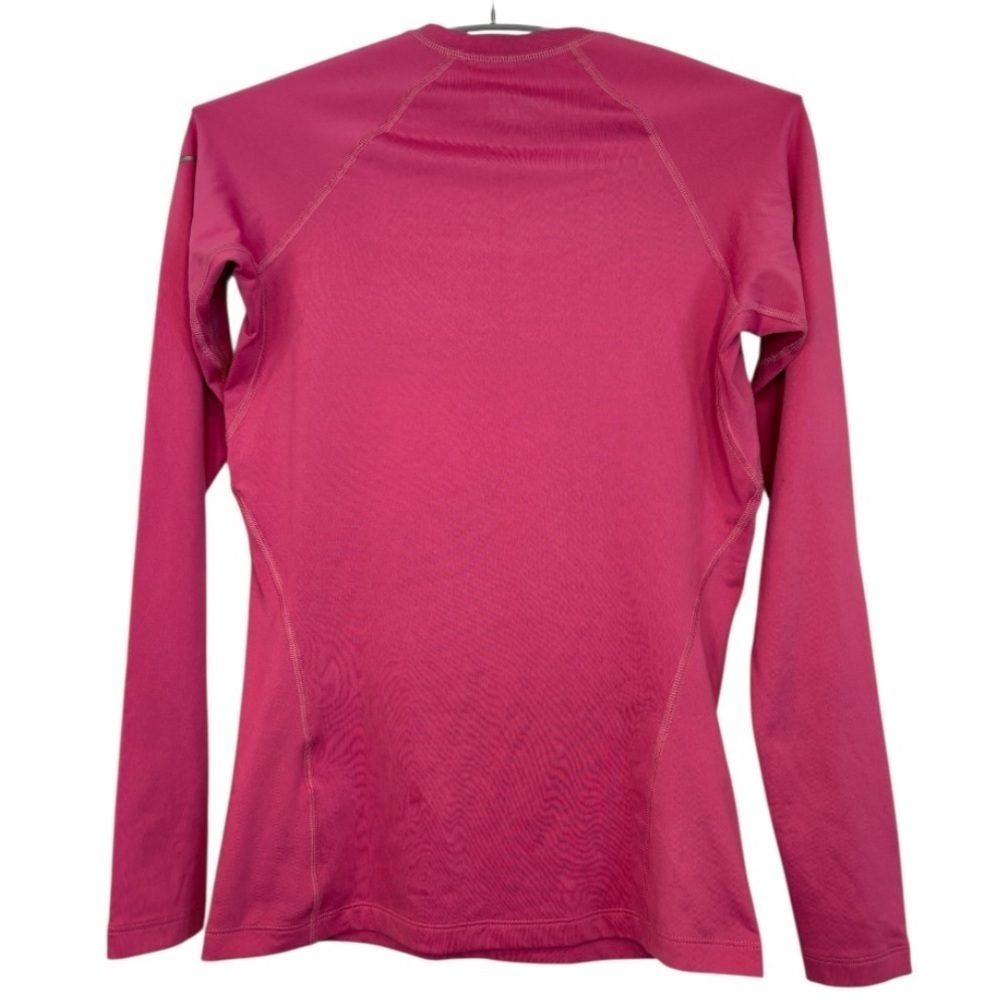 Nike Pro Combat Dri-Fit Compression Pink Long Sleeve Shirt Size Medium - Picture 8 of 10